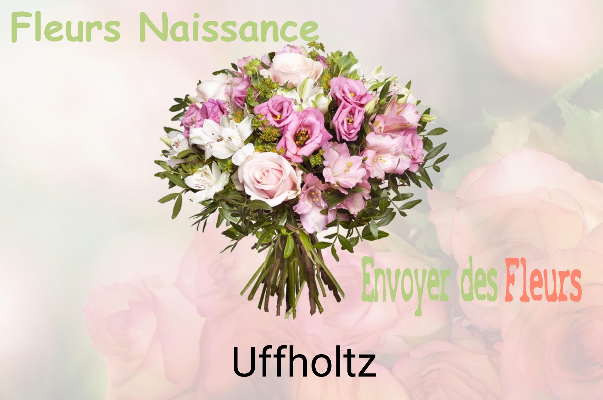 Bouquet de fleurs de naissance livré à Uffholtz
